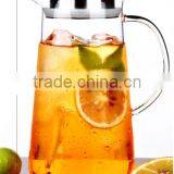 Chill Water Pitcher /Premier Quality Borosilicate Glass Pitcher - Stainless Steel Lid thumbnail-5