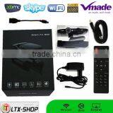 Hot-selling Android TV Box With 5.0 Camera OTT Box 5.0MP Camera MIC Website Quad Core H3 Allwinner Android TV Box thumbnail-6