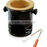 Chocolate Fondue Set, Ceramic Fondue Set thumbnail-1