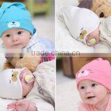 Child Sleep Hat Newborn Cap The Baby Kit Lens Cap Baby Cotton Cap thumbnail-1