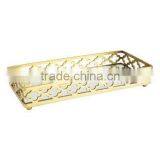 Golden Shiny Fancy Tray for Sale thumbnail-1