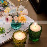 Set of Square Mercury Glass Vases thumbnail-3