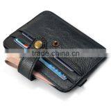 Genuine Leather Wallet Men Crazy Horse Card Holder Credit Card Holder Rfid Blocking Customized thumbnail-5