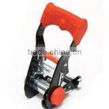 1" RATCHET BUCKLE IN ZINC & ELECTRIC BLACK PLATE / WITH STREAMLINE SHAP AND PLASTIC GRIP thumbnail-6