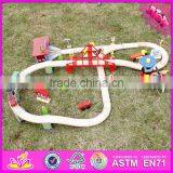 2017 Most Popular Preschool Children Wooden Train Set W04C067 thumbnail-3