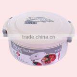 Round Shape Plastic Food Container With Soup Box and Spoon