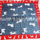 China Factory Manufacturing Black Skull Bandana With Printed Spider and Web thumbnail-5