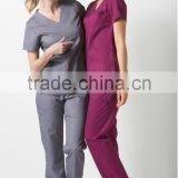 Custom V Neck Hospital Uniform Fitted Clinical Medical Scrubs Uniforms thumbnail-5