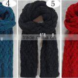 Hot Popular Knitted Crochet Acrylic Fashion Scarf thumbnail-3