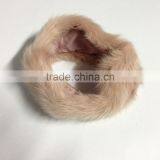 Fashion Winter Knitted Factory Produce Knit Fake Fur Scarf thumbnail-3