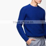 Man Handmade Round -Neck Fashion Winter Sweater Man with Factory Wholesale Price