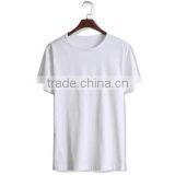 Summer Thin Section of Pure Cotton Short Sleeve T-shirt Male Fertilizer Plus-size Easing Round Collar Pure Color thumbnail-4