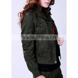 2015 Competitive Price Fashionable Military Jacket Woman thumbnail-3