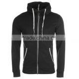 Blank Cotton Polyester Zip Up Hoodies Wholesale thumbnail-3