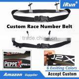 Child Race Number Gel Belt With 6 Gel Loops - Running Race Belt With Number Holder - Great For Marathon/Halfmarathon/Triathlons thumbnail-1