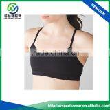 2017 Hot Selling Women Polyester /spandex Blend Fabric Moisture Wicking Yoga Sport Bra thumbnail-2