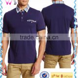 Fake pocket branded mens polo shirt manufacturer