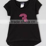 Newest Black Girl T Shirt Fancy Infant Top Cotton Leisure Baby Girl Clothing GT90423-19 thumbnail-1