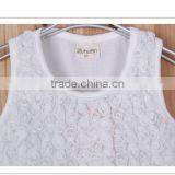 Wholesale Summer Cotton Printing Girls Kids Lace Dress thumbnail-3