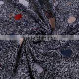 Voile Scarves & Wraps Rectangle Black Light Brown Dot Wholesale Scarves thumbnail-2