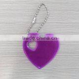 Custom Printed Promotional High Light Soft Pvc Reflective Keychain thumbnail-3