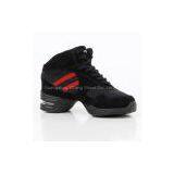 Lewoo Dance Sneakers High and Canvas Dance Shoes Jazz Style With PU Outsole thumbnail-1