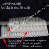 high quality polyester fiber pluritubes for lead-acid batteries
