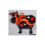 Polyresin Color Cow Money Box( Coin Bank, Saving Box) thumbnail-1