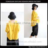 Women Linen Blouse Tops Linen Fabric Clothing Apparel Factory Wholesale thumbnail-1
