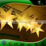 Stage Decorations Inflatable LED Ceiling Lighting Star Shaped Light Balloon