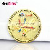 Wholesale High Quality Spinner Nickel Golf Navy Challenge Coins thumbnail-5