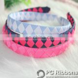 Woven ribbon headbands