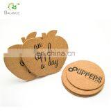 New Design Customization Natural Eco Friendly Coasters Blank Cork Coaster 100mm Size thumbnail-6