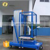 7LSJLI Shandong SevenLift 10m Tilt Back Aluminium Vertical Hydraulic Telescoping Electric Material Transportable Man Lift thumbnail-3