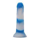 Strap-on Silicone Dildo Simple Silicone Dildo Without BallsSex Adjustable Harness Black Gold Dildo thumbnail-3