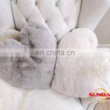 Faux Rabbit Fur Heart Shape Cushion ,Good Quality Fashion Sofa Chair Fake Fur Cushion thumbnail-1
