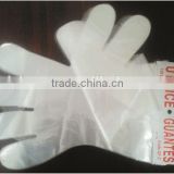 food grade disposable gloves /cheap PE gloves for sale