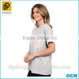 Latest 2016 Custom Cheap Hight Qualtiy Print T-Shirt for Lady thumbnail-2
