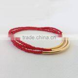 Black Seed Bead Wrap Bracelet for Girl thumbnail-4