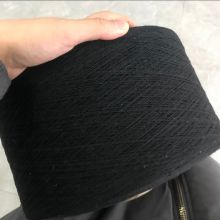 Keshu recycled cotton open end yarn gloves yarn ne12s/1 nm20/1 knit black color yarn