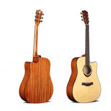 Factory High Quality 41 Inch Acoustic Guitar L820A With Spruce Top for Sale thumbnail-2