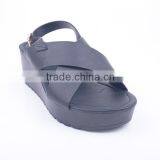 New Design Fashion Flat Summer Platform Sandals Shoes Women 2016 With Buckle thumbnail-3