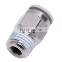 PC Series 4MM 6MM 8MM 10MM 12MM Plastic Tube Hose Connector Straight Air Hose Pipe Brass Pneumatic Fitting