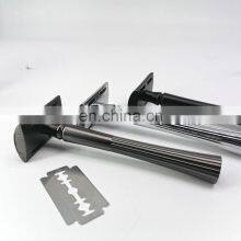 Hot Selling Mental Zinc Alloy Single Edge Shaving Safety Razor thumbnail-5
