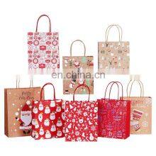 Custom Printed Mini Christmas Shopping Bag Kraft Gift Paper Bag No Minimum Small thumbnail-5