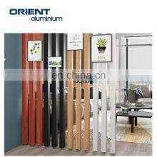 High Quality Performance Powder Coating Vertical Post Room Fencing/ Aluminum Decorative Screen Modern Style Room Metal Divider thumbnail-5