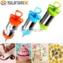 Cake Tool Sugar Cookie Decorating Press Syringe Supplies Kit, Dessert Decorator Nozzles Cake Icing Piping Tips Cake Tools thumbnail-2