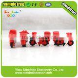 Cool Postal Motorcycle Shape Eraser thumbnail-3