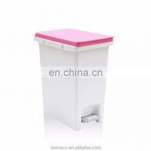 Square Kitchen Plastic Foot Step Pedal Waste Bin pp Pedal Bin Cheap Price Kitchen Waste Bin thumbnail-4