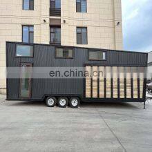 2022 Fresh Design Wooden House Small Modular Guest House Prefab Tiny Homes on Wheels for Living thumbnail-1